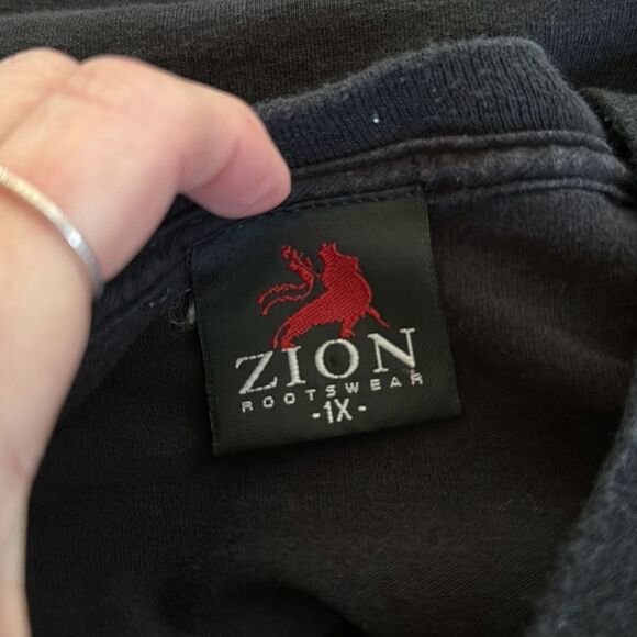 Bob Marley Legend Zion Rootswear T Shirt Size 1X 2010 Black Kingston Jamaica - Picture 5 of 6